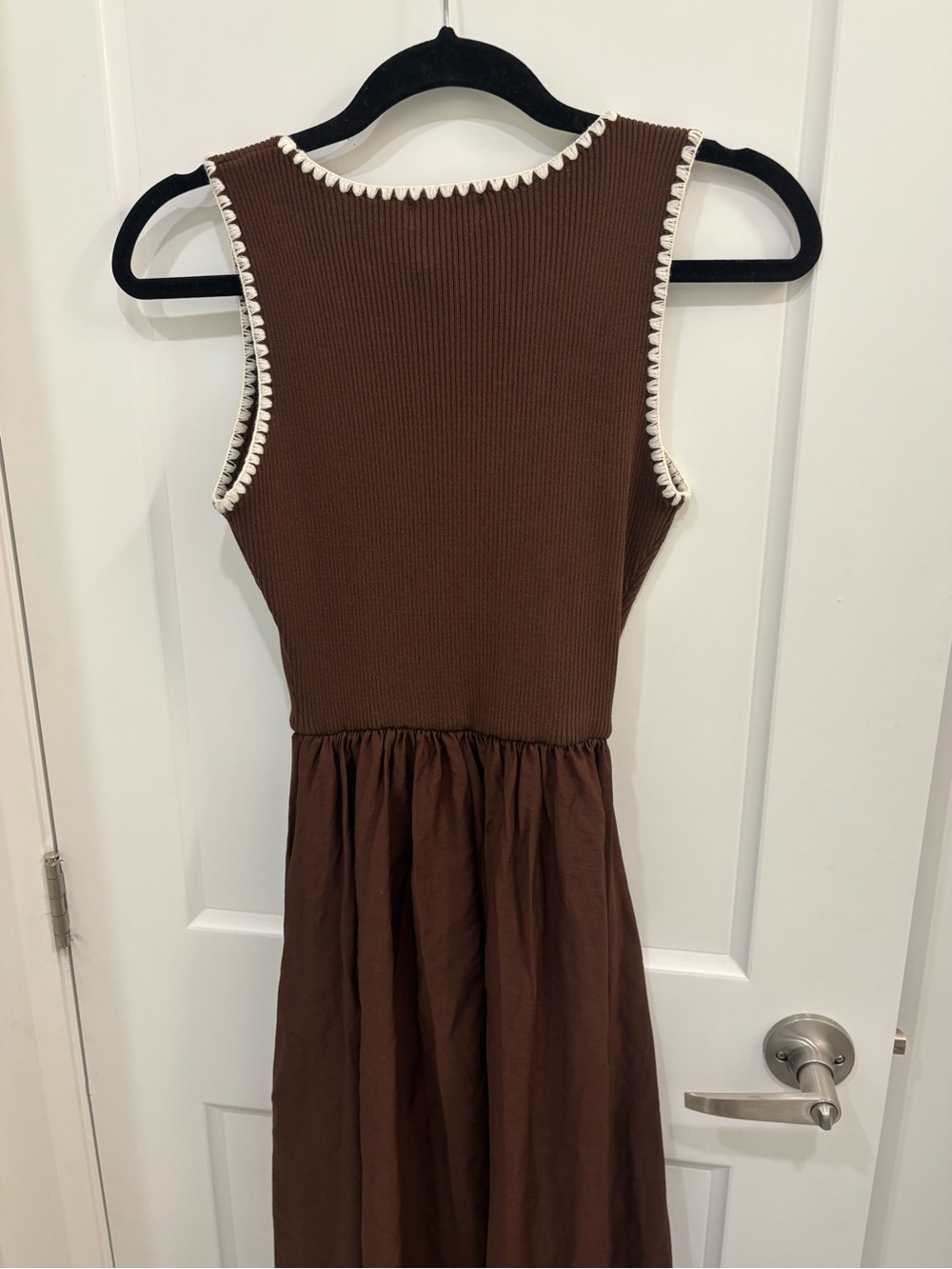 NWT The Workshop Knit Brown maxi dress - Picture 3 of 3